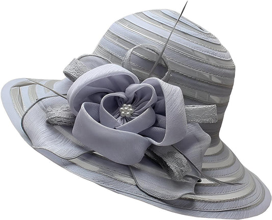 Elegant ladies' sun hat made of organza – Mirielle