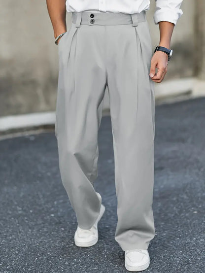 Loose-fitting trousers with pleats – Matteo