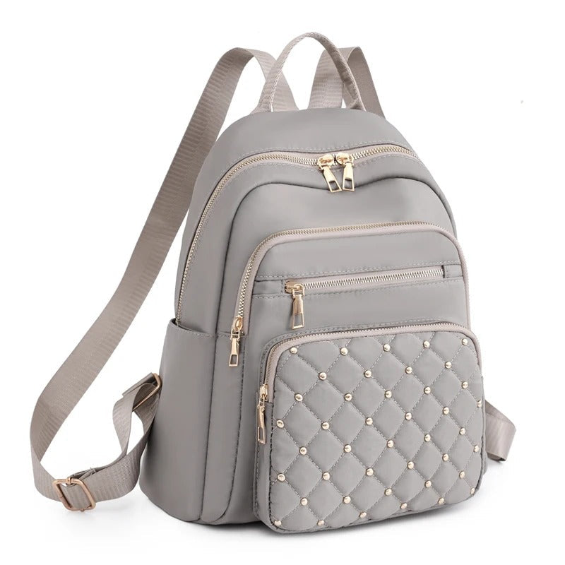 Lightweight, water-repellent nylon rucksack for women – travel & school