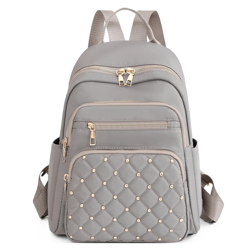 Lightweight, water-repellent nylon rucksack for women – travel & school