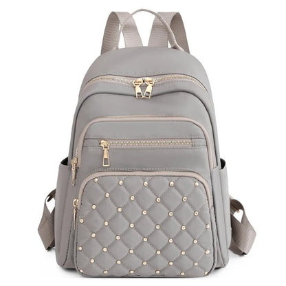 Lightweight, water-repellent nylon rucksack for women – travel & school