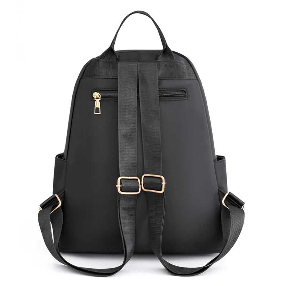 Lightweight, water-repellent nylon rucksack for women – travel & school