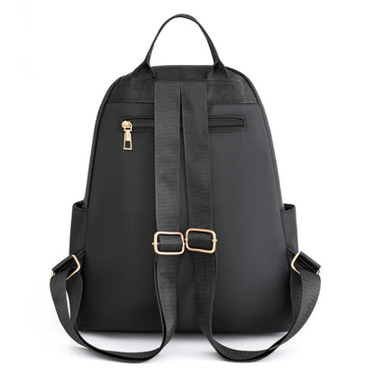 Lightweight, water-repellent nylon rucksack for women – travel & school