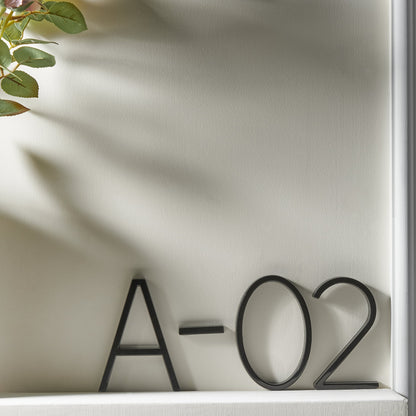 Modern Black House Numbers with Floating Design – Numbré