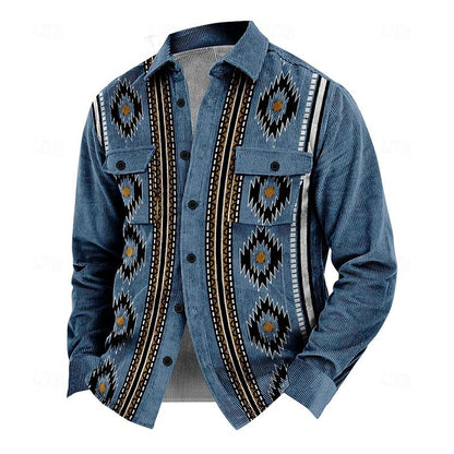 Vintage men's jacket with buttons – Henri