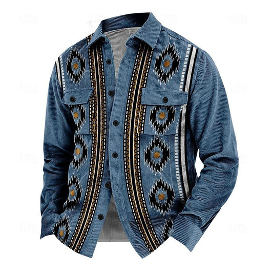 Vintage men's jacket with buttons – Henri