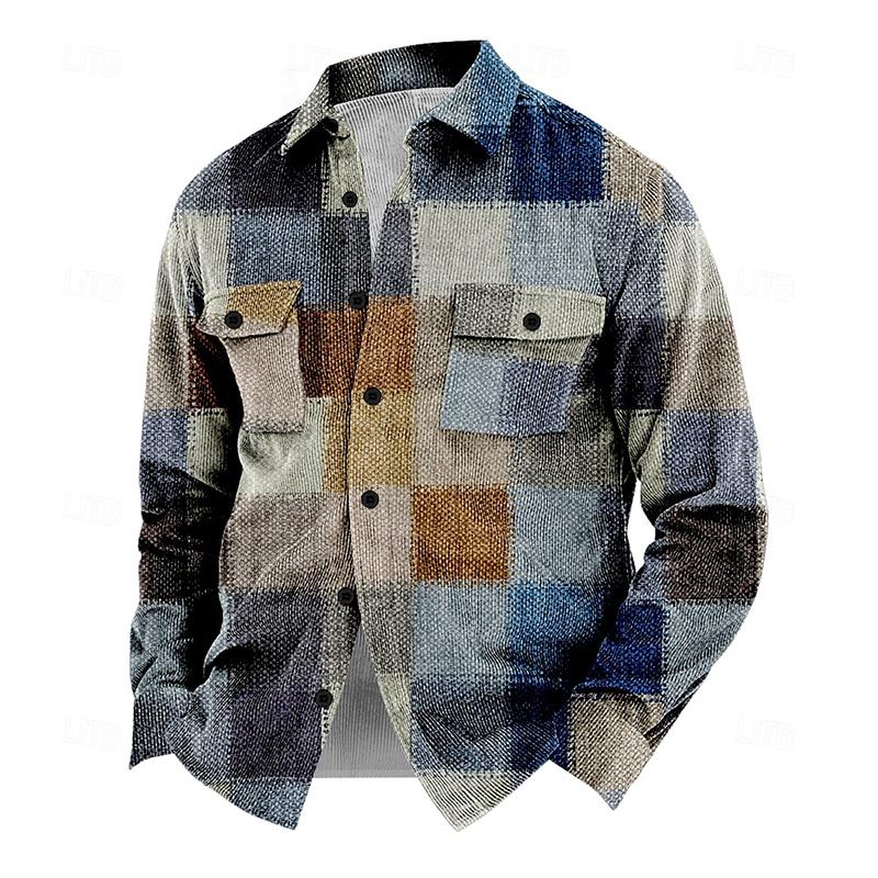 Vintage men's jacket with buttons – Henri