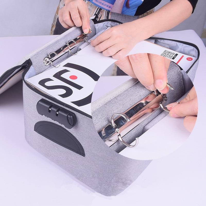 Lockable waterproof document storage box – buy one, get one FREE multi-layer travel case