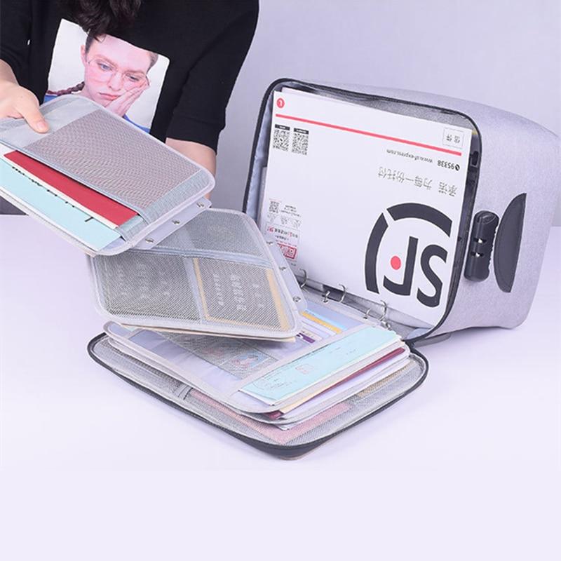 Lockable waterproof document storage box – buy one, get one FREE multi-layer travel case
