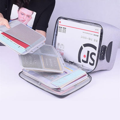 Lockable waterproof document storage box – buy one, get one FREE multi-layer travel case