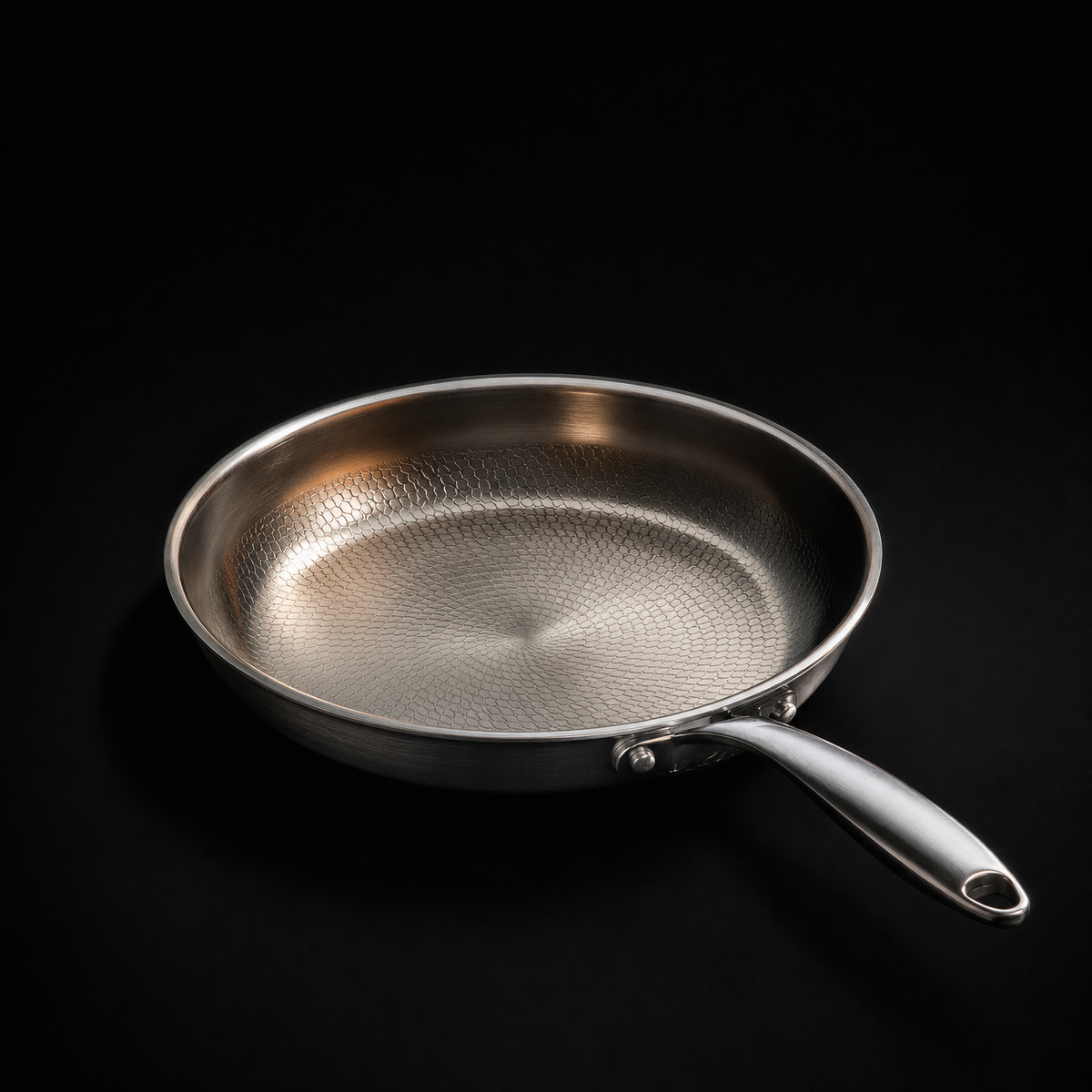 Hand-Hammered Titanium Pan Set - 3 Pieces, PFAS-Free 6