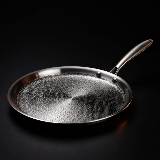 Hand-Hammered Titanium Crepe Pan, PFAS-Free 1