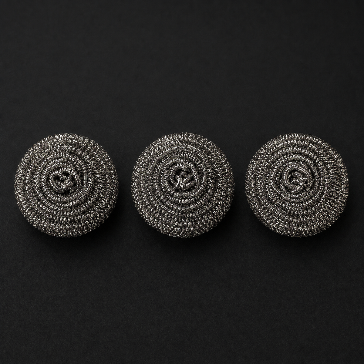 Titanium Pan Scrubbers | Rust-Proof Cleaning Coils (Set of 3) 7