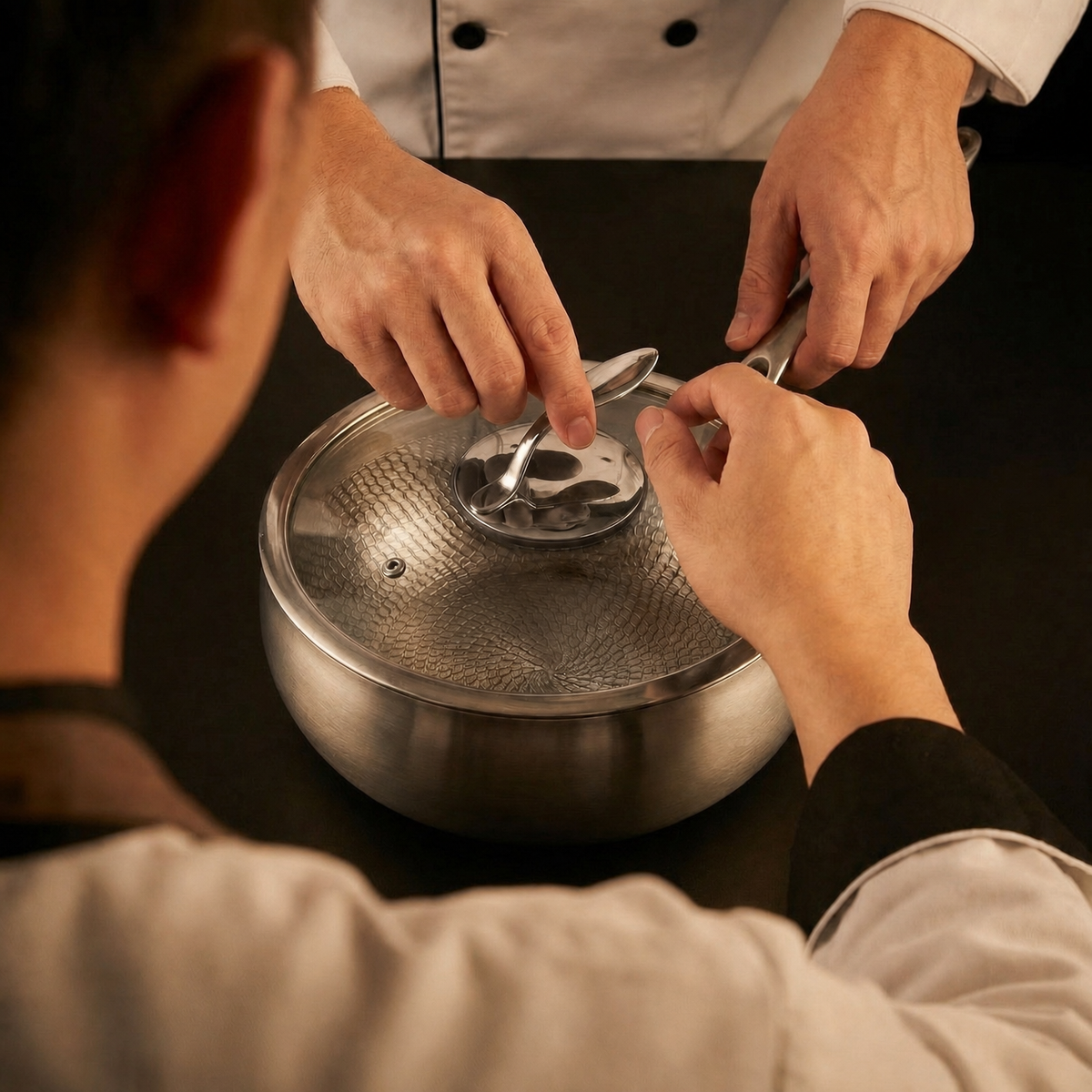 Hand-Hammered Titanium Sauté Pan, PFAS-Free 4