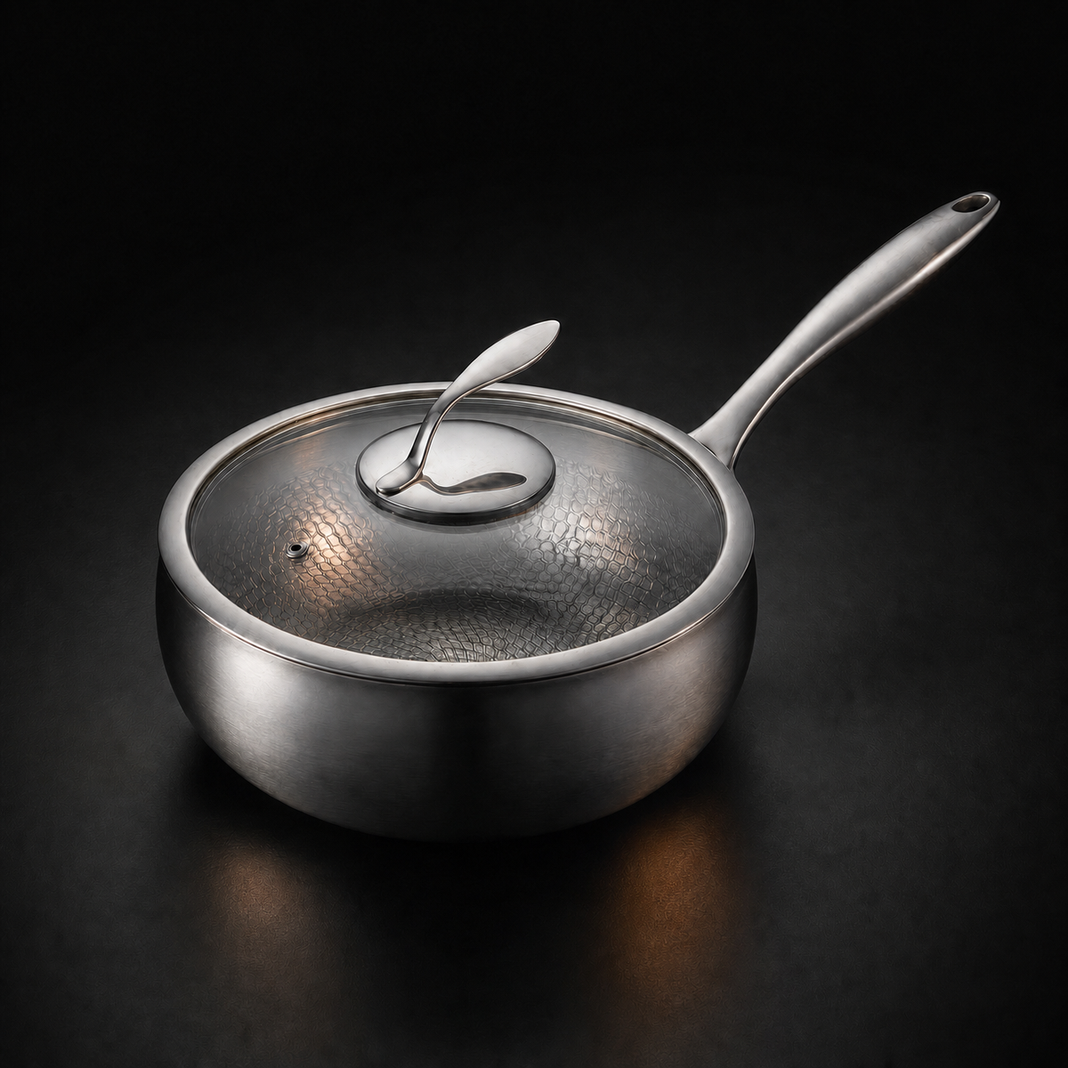 Hand-Hammered Titanium Sauté Pan, PFAS-Free 2