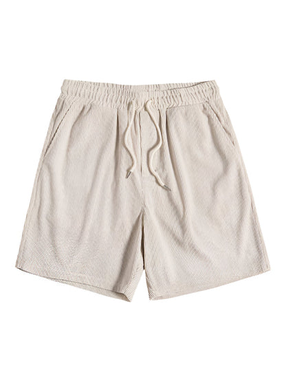 Trendy men's summer set with striped design - Beach Style