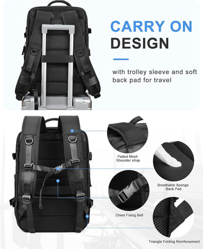 Multi-compartment laptop bag with adjustable shoulder strap