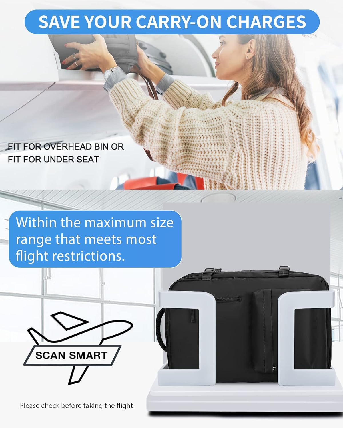 Multi-compartment laptop bag with adjustable shoulder strap