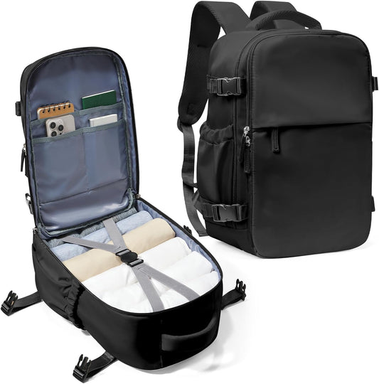 Multi-compartment laptop bag with adjustable shoulder strap
