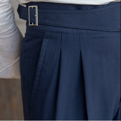 Men's Gurkha Trousers with High Waist – Isauro