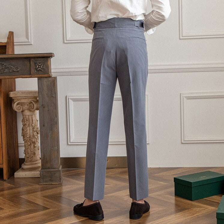 Men's Gurkha Trousers with High Waist – Isauro