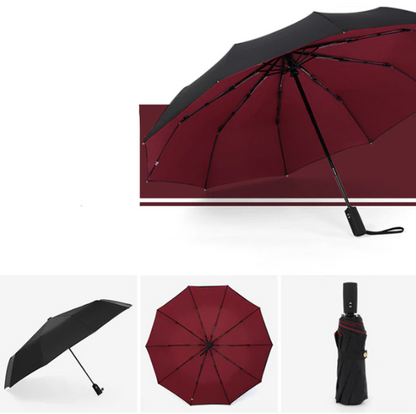 Storm-proof & Foldable Umbrella – AeroShield