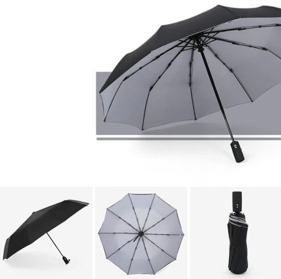 Storm-proof & Foldable Umbrella – AeroShield