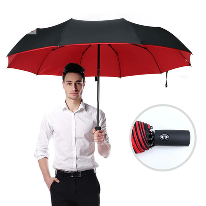 Storm-proof & Foldable Umbrella – AeroShield