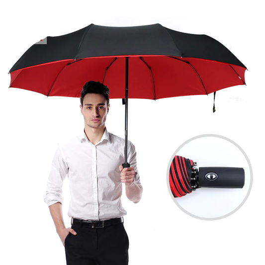 Storm-proof & Foldable Umbrella – AeroShield
