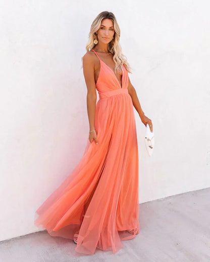 Flowy Maxi Dress - Lily