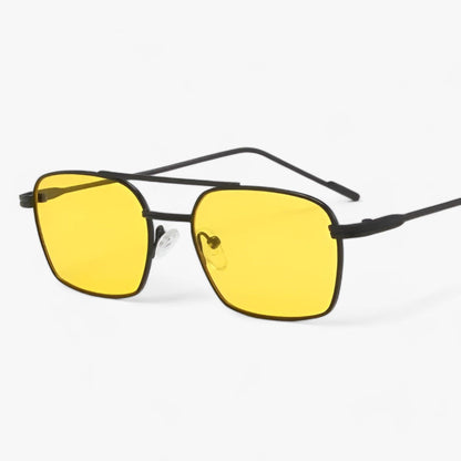 Vintage Unisex Sunglasses with Double Bridge – Aero