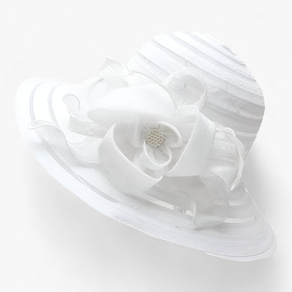 Elegant ladies' sun hat made of organza – Mirielle