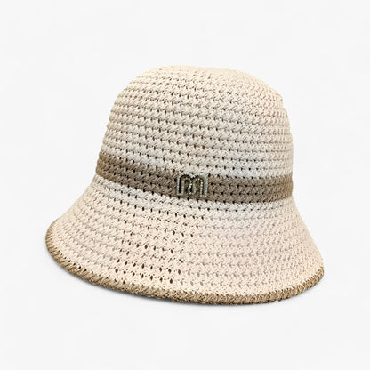 Airy women's summer hat with a wide brim – BreezeShade Isla