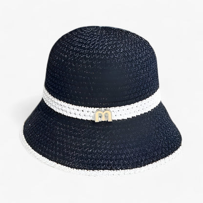 Airy women's summer hat with a wide brim – BreezeShade Isla