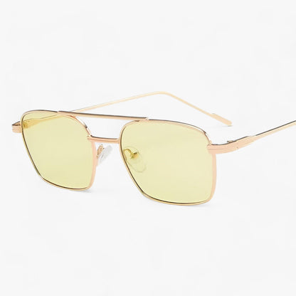 Vintage Unisex Sunglasses with Double Bridge – Aero