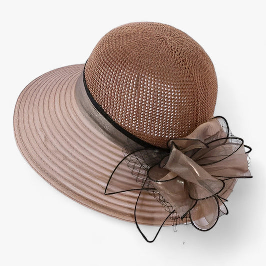 Elegant women's sun hat with a wide brim – Bellavue