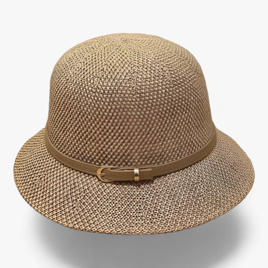 Foldable women's sun hat made of linen – Luma