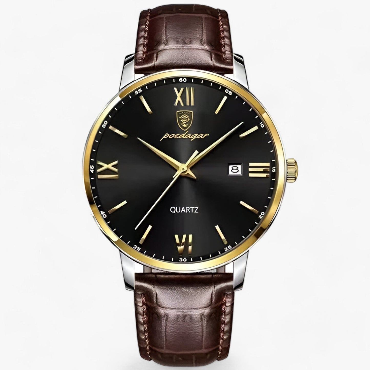 Luxury Men's Watch with Leather Strap – Adrien