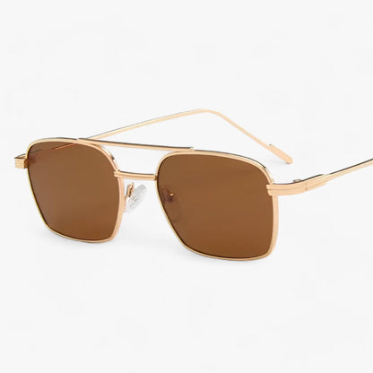 Vintage Unisex Sunglasses with Double Bridge – Aero