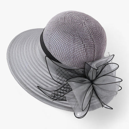 Elegant women's sun hat with a wide brim – Bellavue