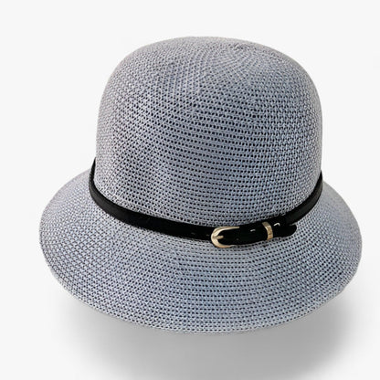 Foldable women's sun hat made of linen – Luma