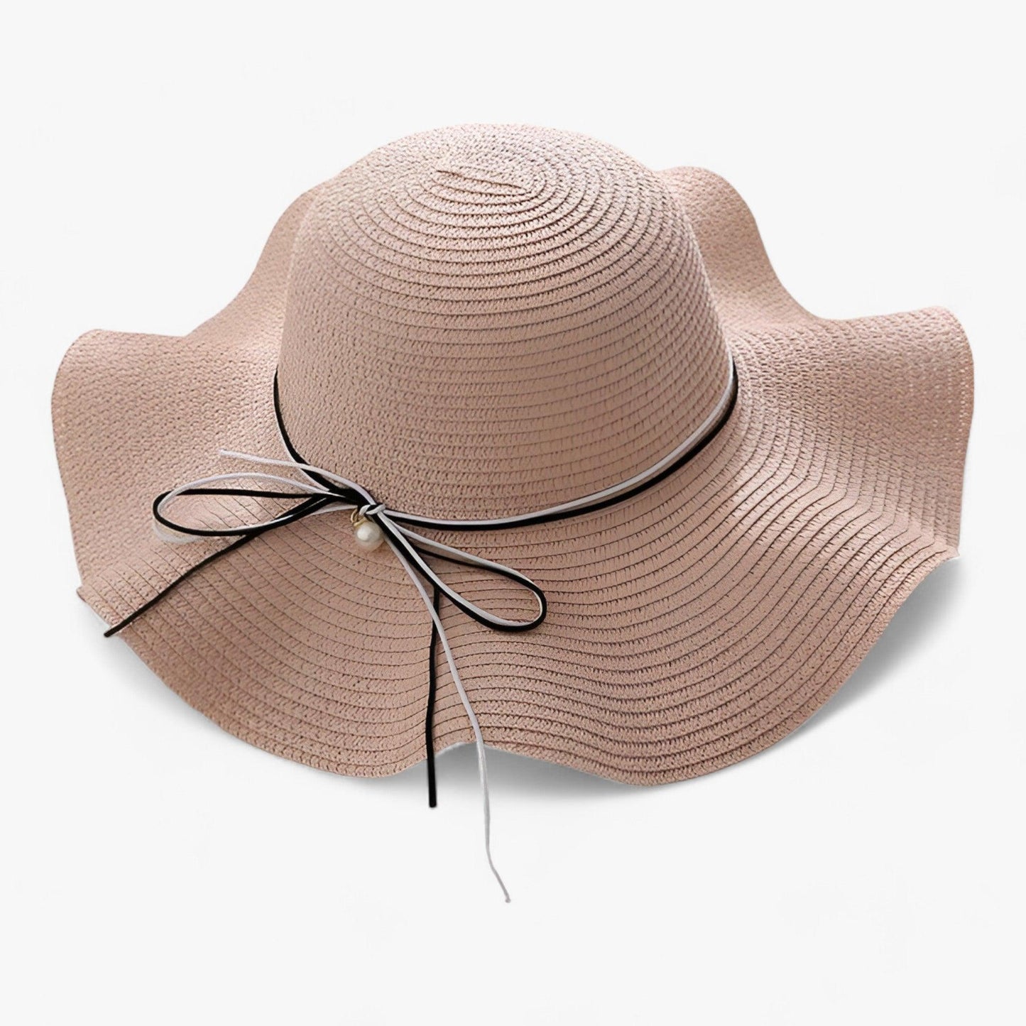 Airy women's beach hat with bow and UV protection - BreezeBow