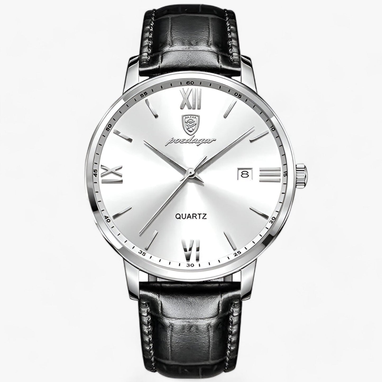Luxury Men's Watch with Leather Strap – Adrien