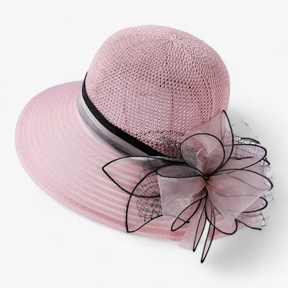 Elegant women's sun hat with a wide brim – Bellavue