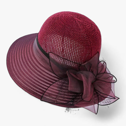 Elegant women's sun hat with a wide brim – Bellavue