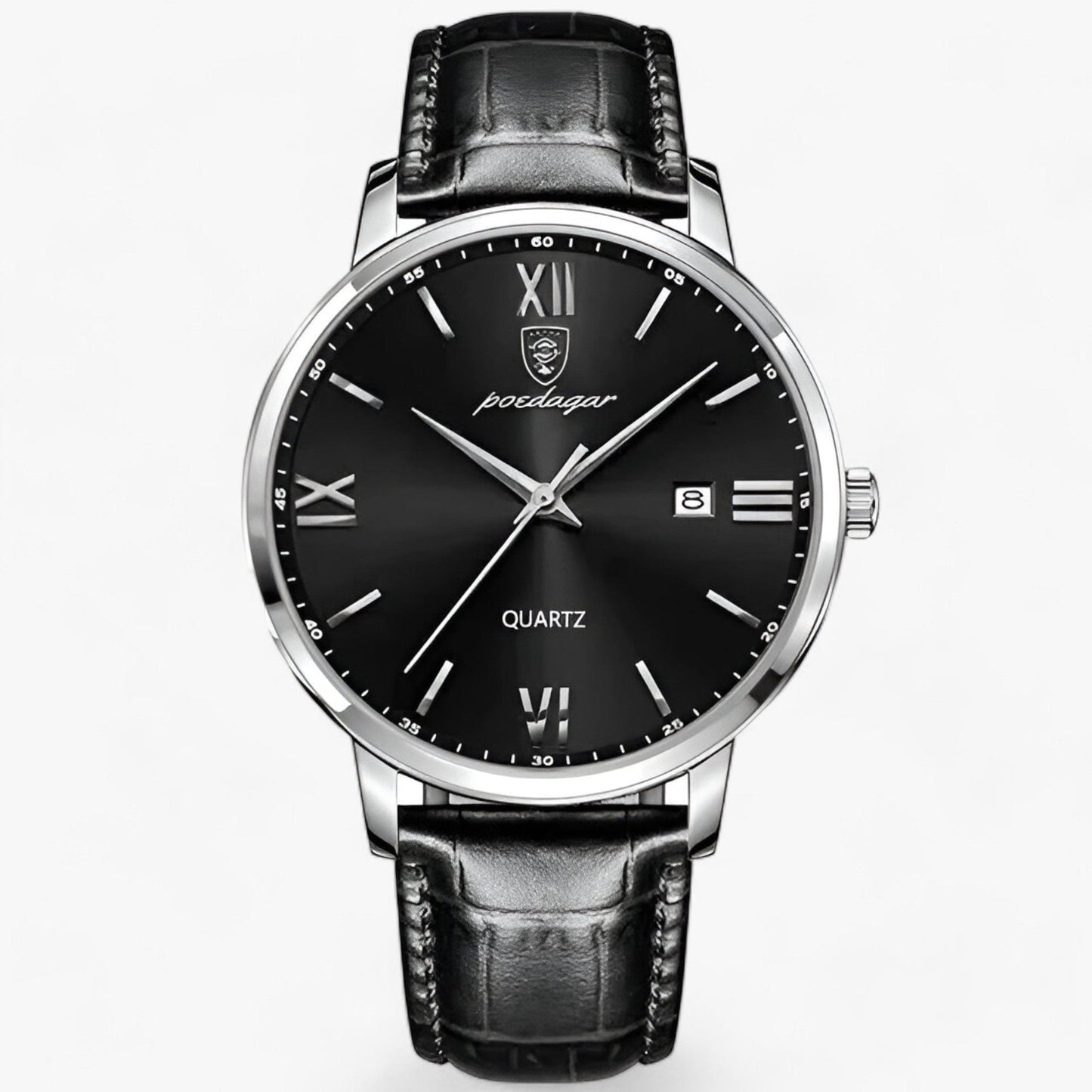 Luxury Men's Watch with Leather Strap – Adrien