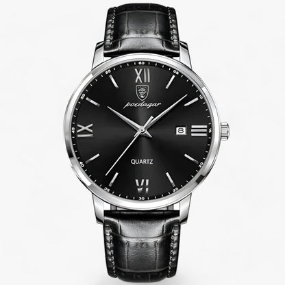 Luxury Men's Watch with Leather Strap – Adrien