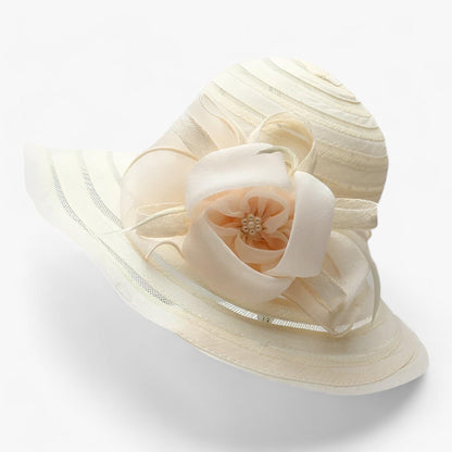 Elegant ladies' sun hat made of organza – Mirielle