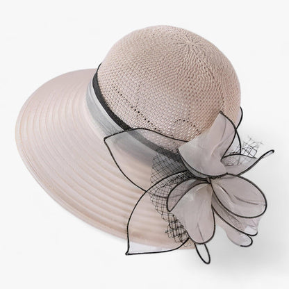 Elegant women's sun hat with a wide brim – Bellavue