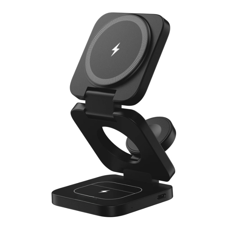3-in-1 Foldable Magnetic Wireless Charging Station - Qi2 5